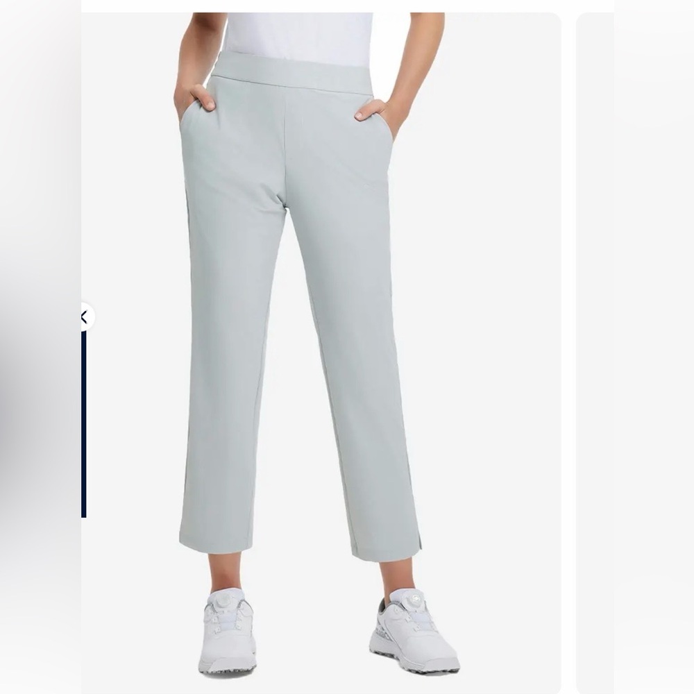 NWT MAELREG Women's glacier Light Gray performance Pants draws moisture away